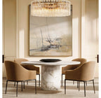 Trama Round Chandelier 48" - Cyran Lamps