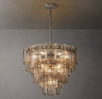 Trama Tiered Round Chandelier 36" - Cyran Lamps