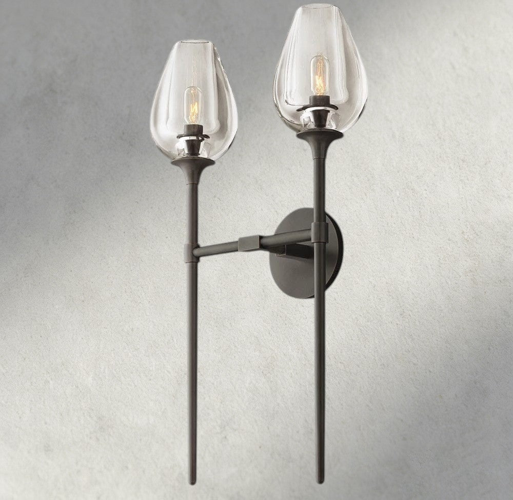 TULIP DOUBLE SCONCE - Cyran Lamps