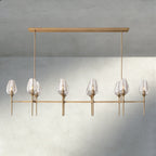 Tulip Linear Chandelier 52", 65" - Cyran Lamps