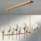 Tulip Linear Chandelier 52", 65" - Cyran Lamps
