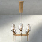 Tulip Linear Chandelier 52", 65" - Cyran Lamps
