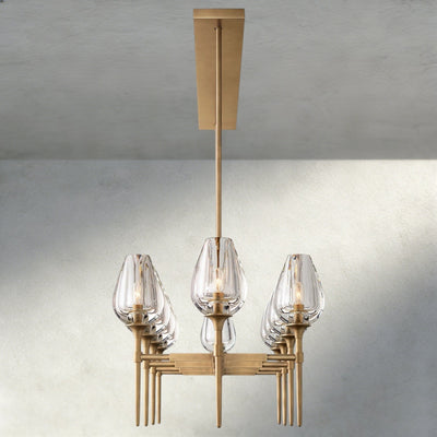 Tulip Linear Chandelier 52", 65" - Cyran Lamps