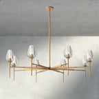 TULIP ROUND CHANDELIER 27", 42", 54" - Cyran Lamps