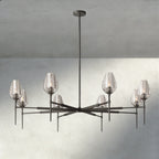TULIP ROUND CHANDELIER 27", 42", 54" - Cyran Lamps