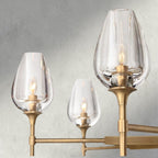 TULIP ROUND CHANDELIER 27", 42", 54" - Cyran Lamps