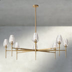 TULIP ROUND CHANDELIER 27", 42", 54" - Cyran Lamps