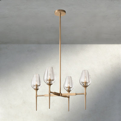 TULIP ROUND CHANDELIER 27", 42", 54" - Cyran Lamps