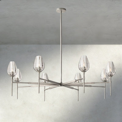 TULIP ROUND CHANDELIER 27", 42", 54" - Cyran Lamps