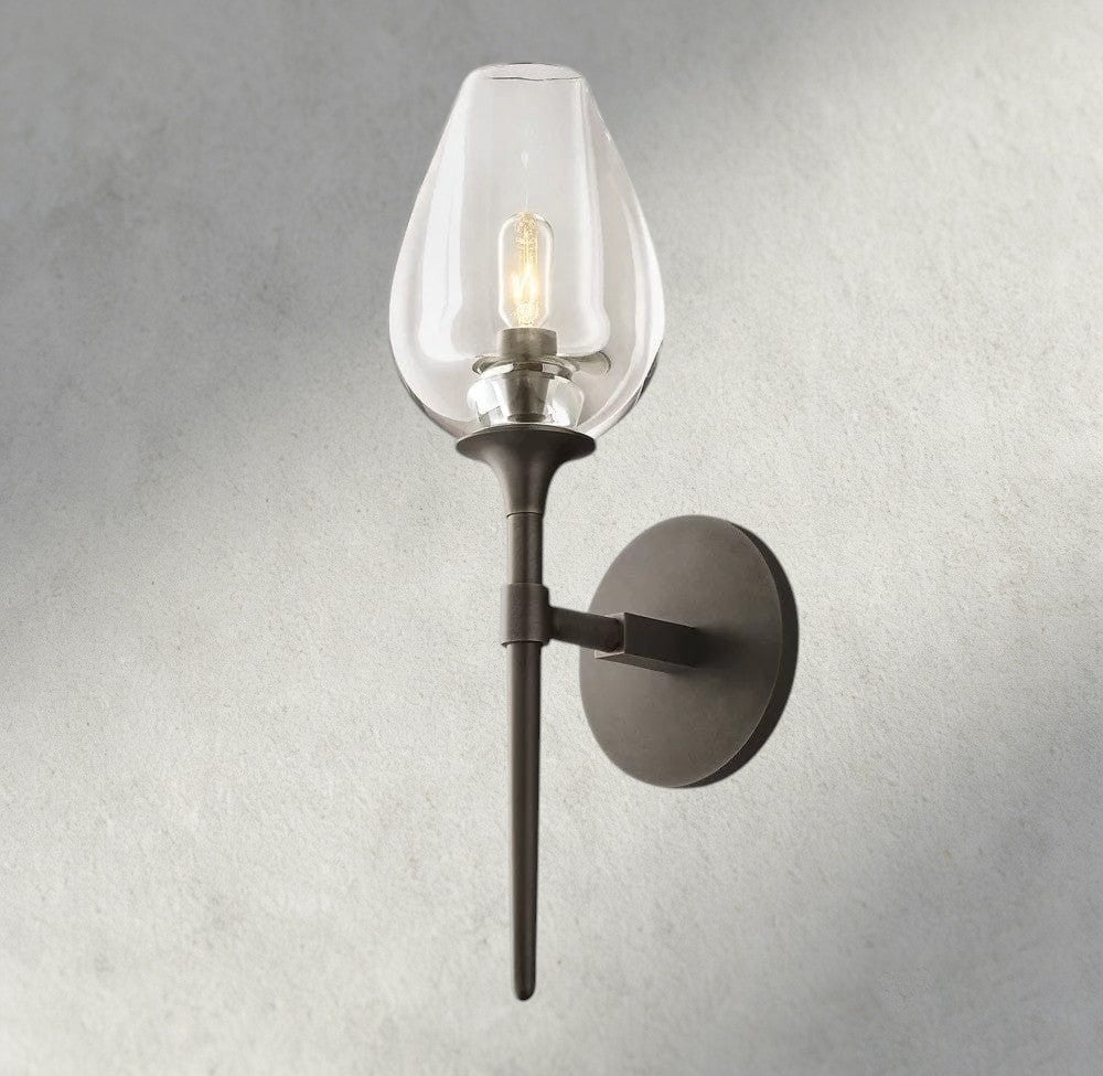 TULIP SINGLE SCONCE - Cyran Lamps