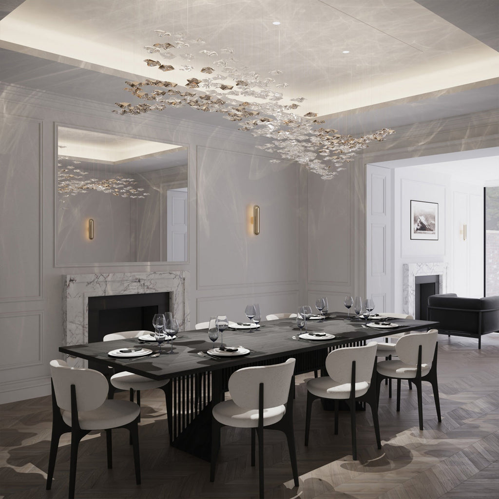 Veloria Fluid Chandelier - cyranlamps