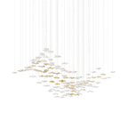 Veloria Fluid Chandelier - cyranlamps