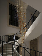 Veloria Fluid Chandelier - cyranlamps
