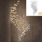Veloria Fluid Chandelier - cyranlamps
