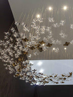 Veloria Fluid Chandelier - cyranlamps