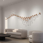 Veloria Fluid Chandelier - cyranlamps