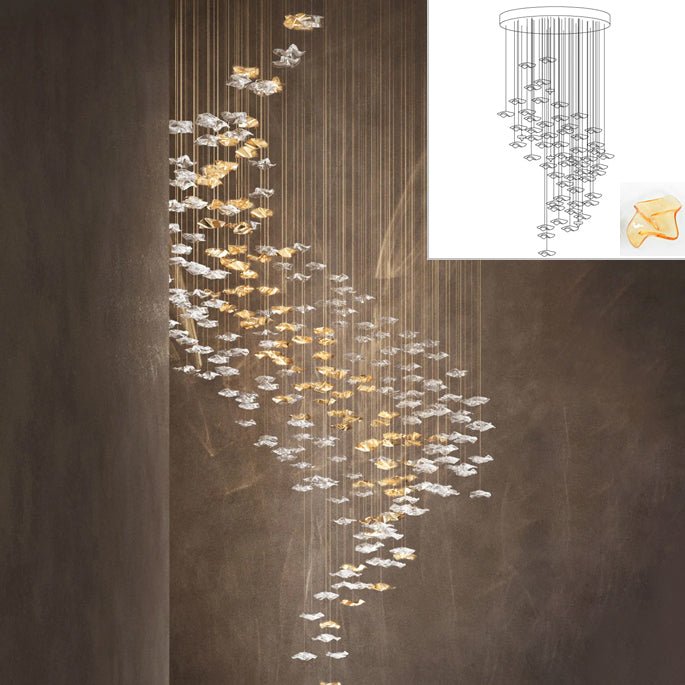 Veloria Fluid Chandelier - cyranlamps