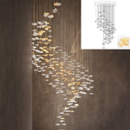 Veloria Fluid Chandelier - cyranlamps