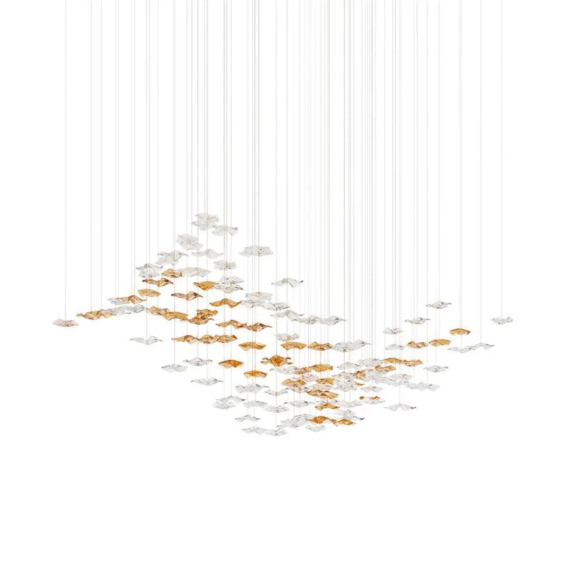 Veloria Fluid Chandelier - cyranlamps
