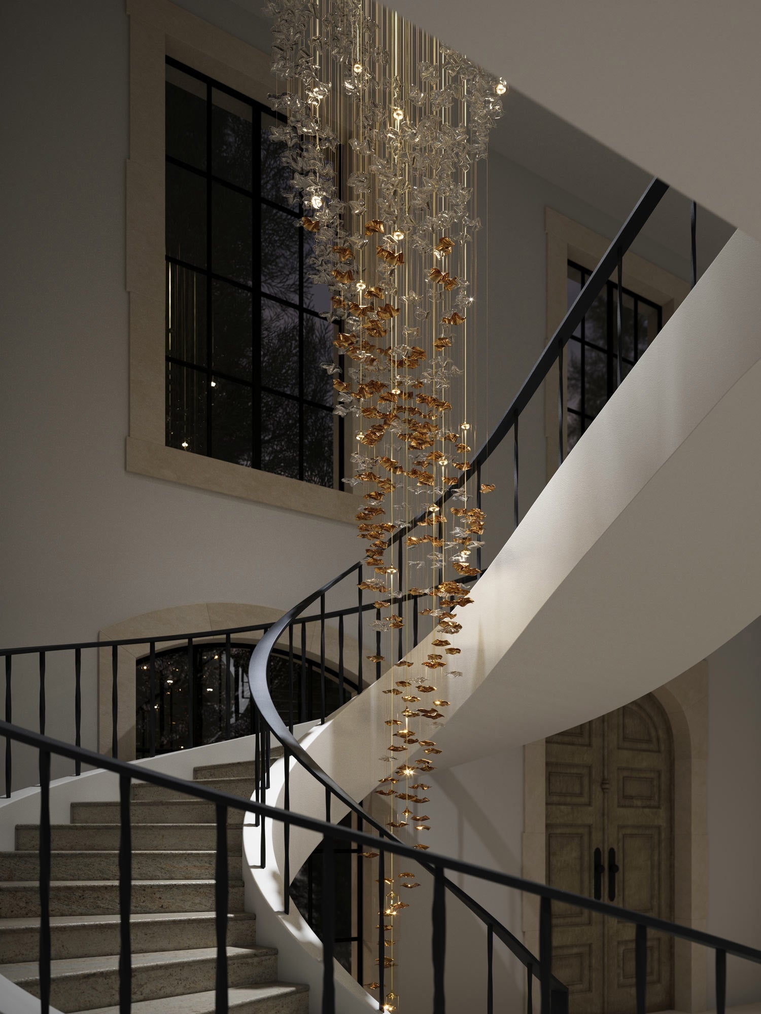 Veloria Fluid Glass Pendant - cyranlamps