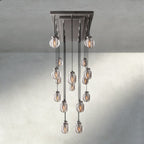 Venetian Pearl Rectangular Chandelier 36", 54", 72" - Cyran Lamps