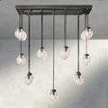 Venetian Pearl Rectangular Chandelier 36", 54", 72" - Cyran Lamps