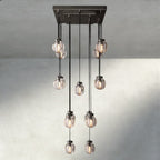 Venetian Pearl Rectangular Chandelier 36", 54", 72" - Cyran Lamps