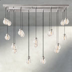 Venetian Pearl Rectangular Chandelier 36", 54", 72" - Cyran Lamps