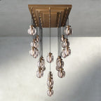 Venetian Pearl Rectangular Chandelier 36", 54", 72" - Cyran Lamps