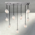 Venetian Pearl Rectangular Chandelier 36", 54", 72" - Cyran Lamps