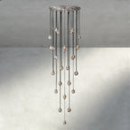 Venetian Pearl Round Chandelier 38", 48", 60" - Cyran Lamps