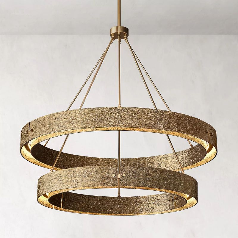 Vilary 2 - tier Round Chandelier 60" - Cyran Lamps