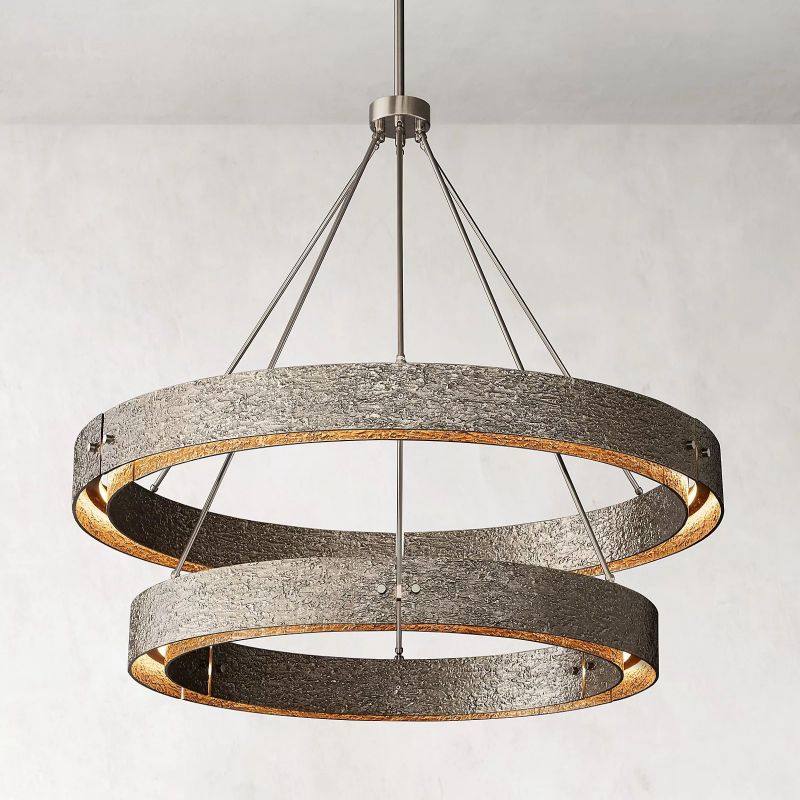 Vilary 2 - tier Round Chandelier 60" - Cyran Lamps