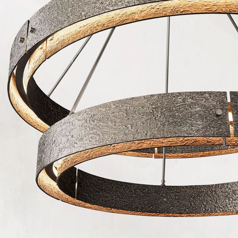 Vilary 2 - tier Round Chandelier 60" - Cyran Lamps