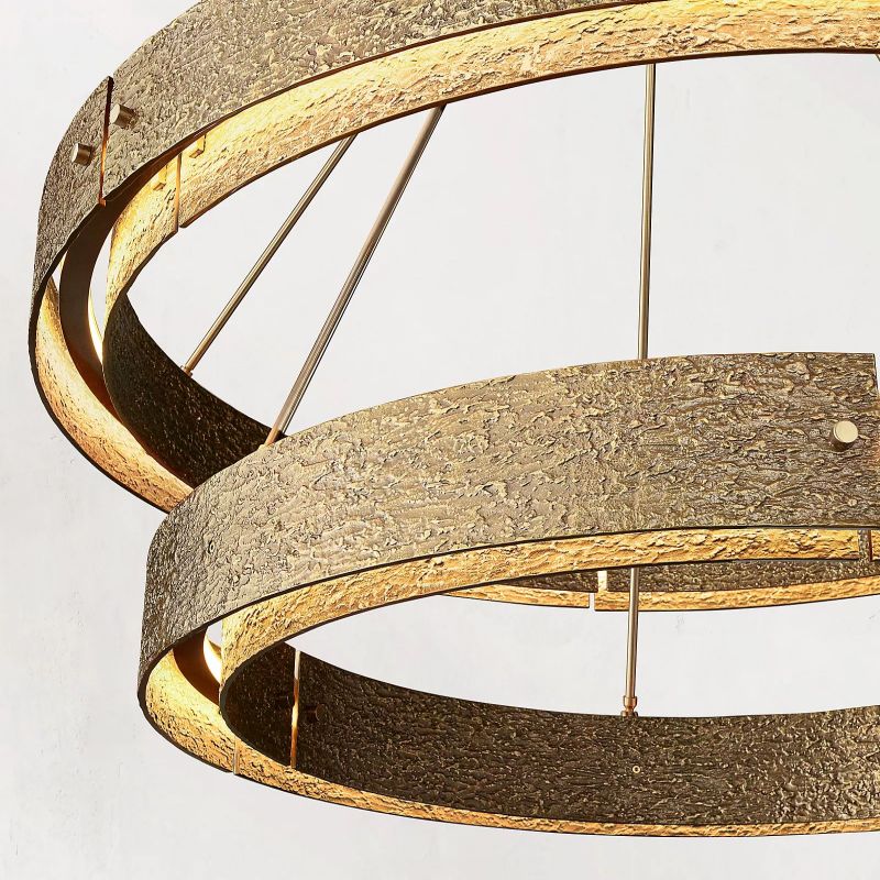 Vilary 2 - tier Round Chandelier 60" - Cyran Lamps