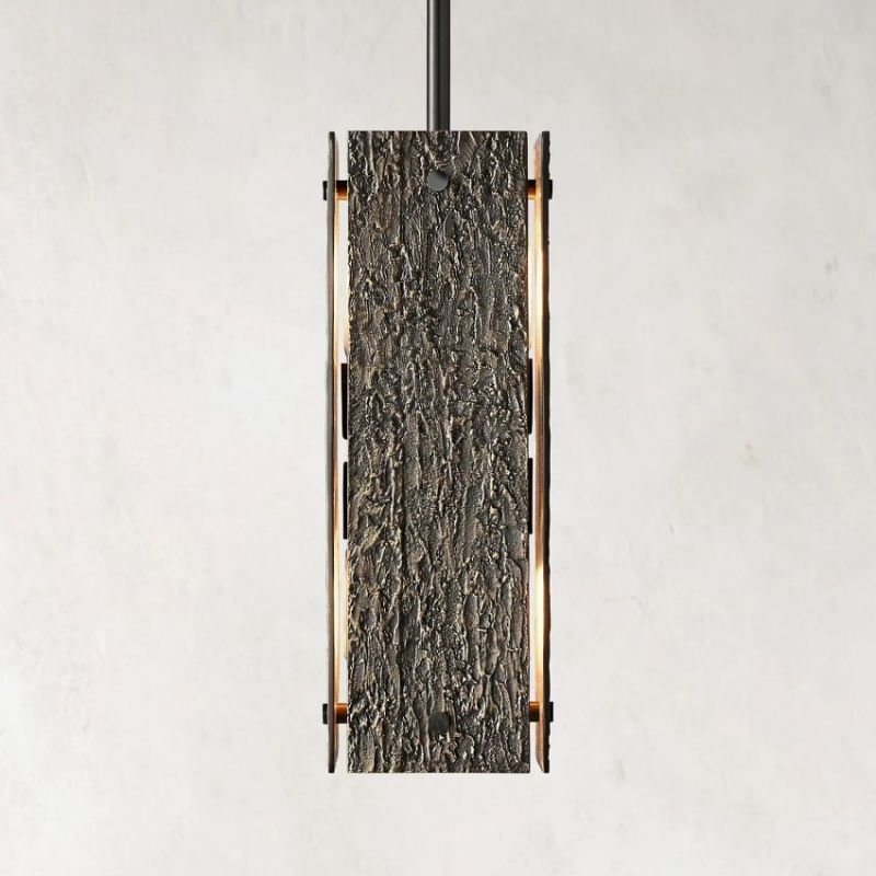 Vilary Rectangular Pendant 19" - Cyran Lamps