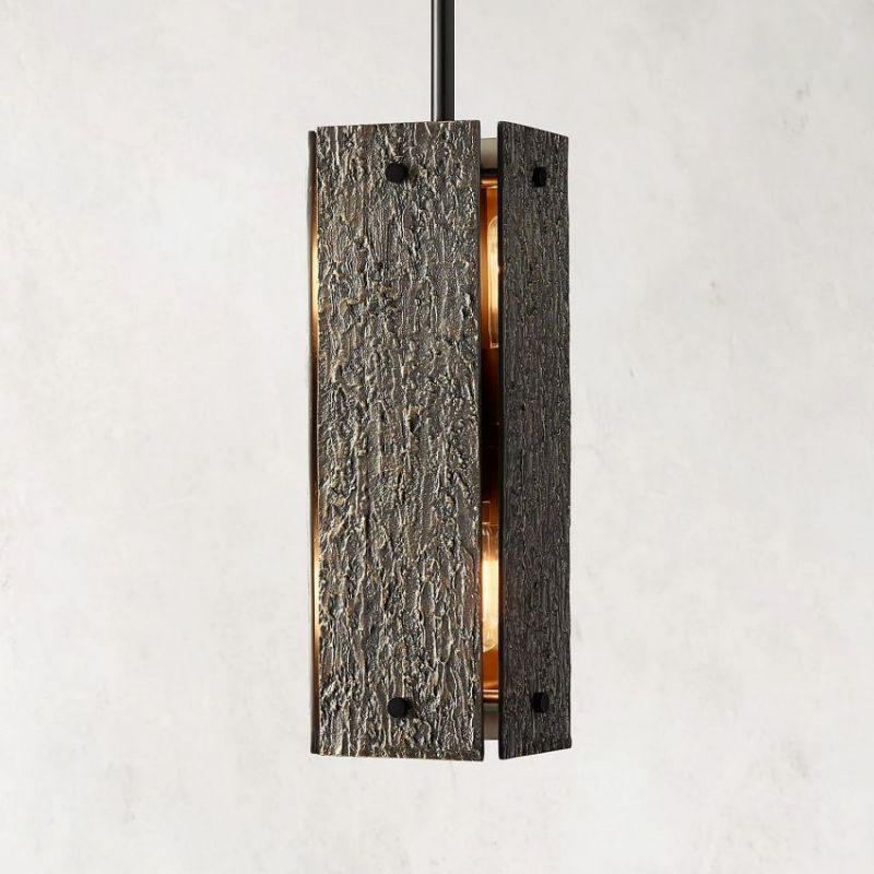 Vilary Rectangular Pendant 19" - Cyran Lamps