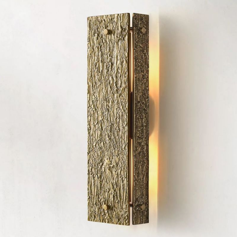 Vilary Sconce Solid Brass Modern Wall Light for Home Decor - Cyran Lamps