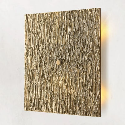 Vilary Square Sconce Solid Brass Wall Light Fixture - Cyran Lamps