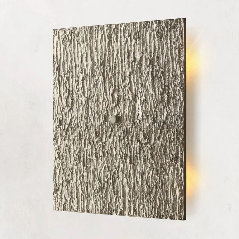 Vilary Square Sconce Solid Brass Wall Light Fixture - Cyran Lamps