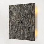 Vilary Square Sconce Solid Brass Wall Light Fixture - Cyran Lamps