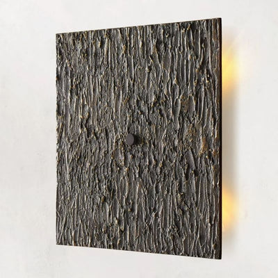 Vilary Square Sconce Solid Brass Wall Light Fixture - Cyran Lamps