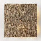 Vilary Square Sconce Solid Brass Wall Light Fixture - Cyran Lamps