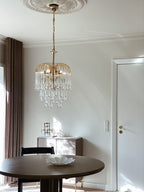 Vintage – Murano chandelier – Teardrop – 68 drops – Clear - Cyran Lamps
