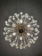 Vintage – Murano chandelier – Teardrop – 68 drops – Clear - Cyran Lamps