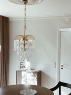 Vintage – Murano chandelier – Teardrop – 68 drops – Clear - Cyran Lamps