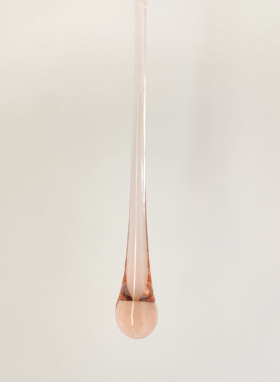 Vintage – Murano Teardrops Chandelier – 70s – Pink prisms - Cyran Lamps