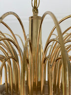 Vintage – Murano Teardrops Chandelier – 70s – Pink prisms - Cyran Lamps