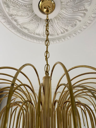 Vintage – Murano Teardrops Chandelier – 70s – Pink prisms - Cyran Lamps
