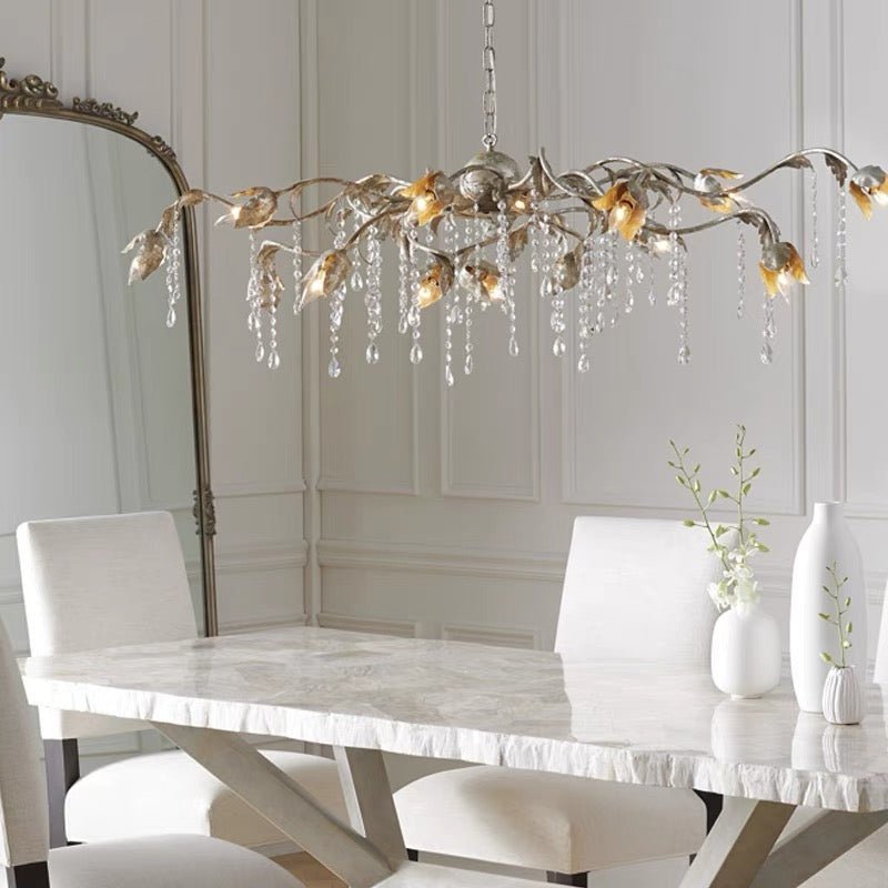 Viticcia Rectangular Chandelier 52" 61" 71" - Cyran Lamps